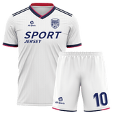 All Sports,昇華 サッカー ユニフォーム,上下セット,白,オリジナル ユニフォーム